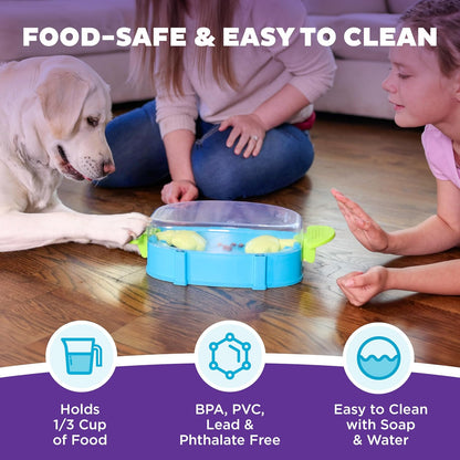 Nina Ottosson Dog Hide N' Slide Dog Toy Treat Puzzle, 11.6"