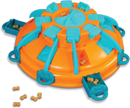 Nina Ottosson Dog Hide N' Slide Dog Toy Treat Puzzle, 11.6"