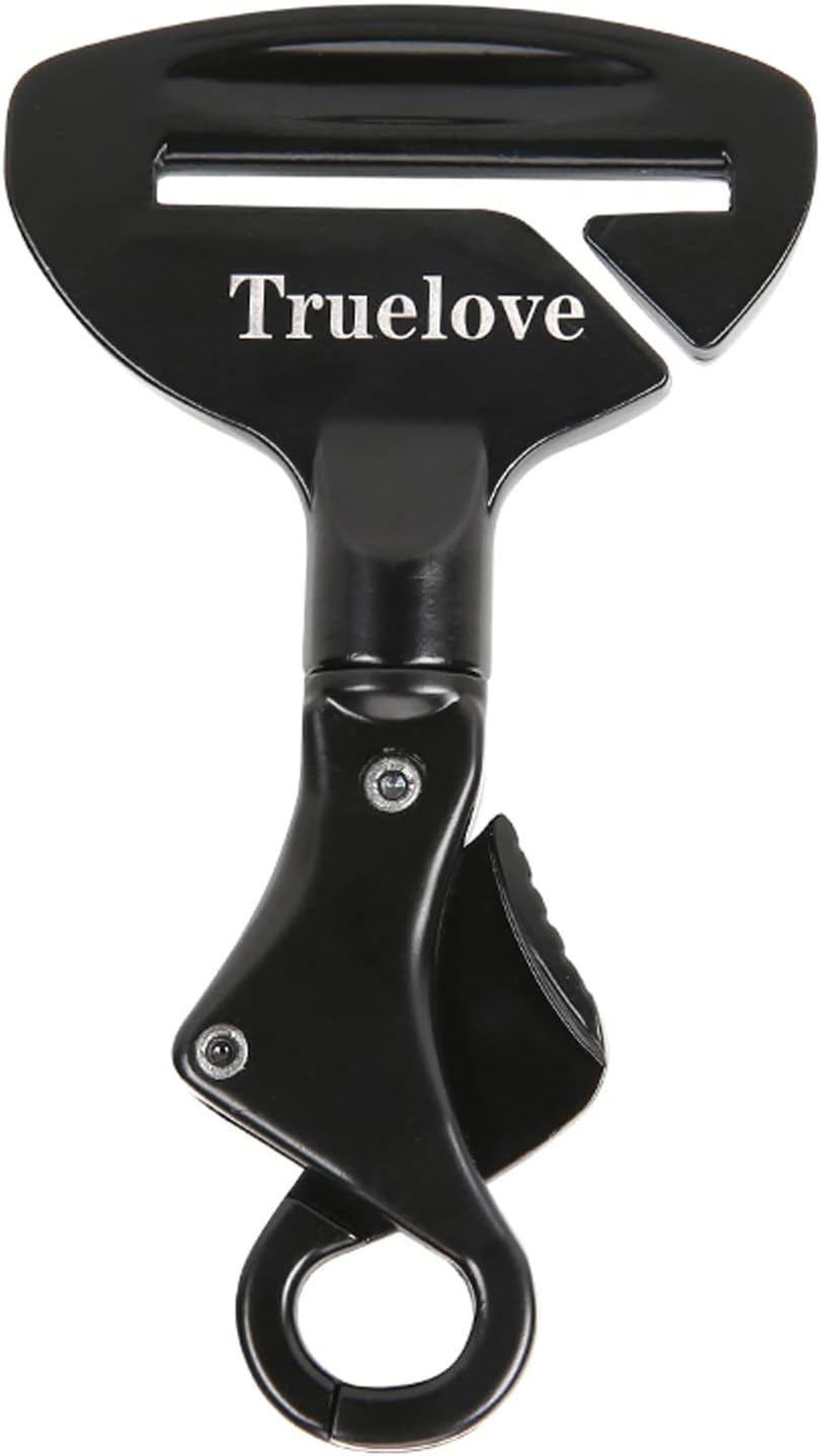 Truelove Vehicle Seat Belt Safety Buckle Lock, Dog Seat Belt Clip Universal Dog Car Restraint - Dog Seatbelt Lock - Portable Vehicle Seatbelt Harness for Pet Car Travel