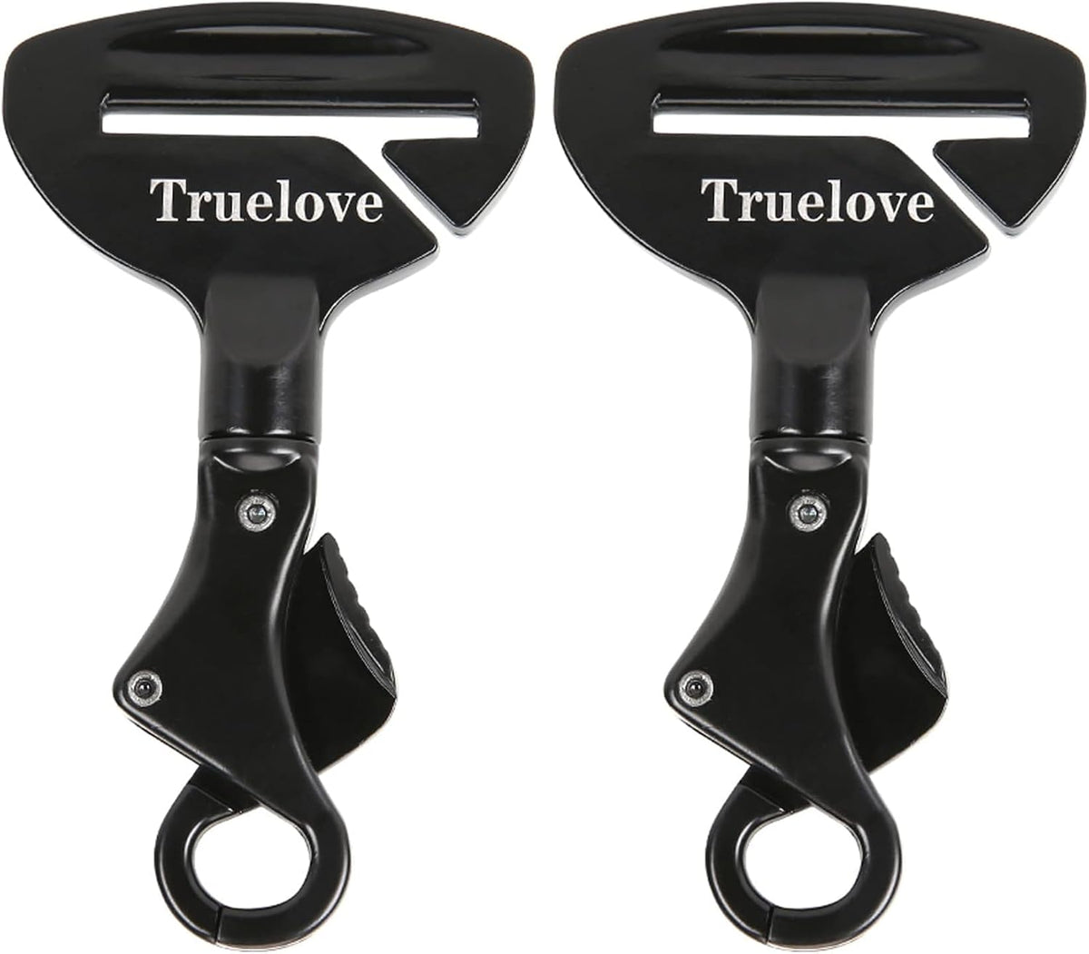 Truelove Vehicle Seat Belt Safety Buckle Lock, Dog Seat Belt Clip Universal Dog Car Restraint - Dog Seatbelt Lock - Portable Vehicle Seatbelt Harness for Pet Car Travel