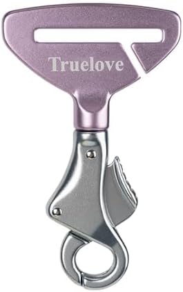 Truelove Vehicle Seat Belt Safety Buckle Lock, Dog Seat Belt Clip Universal Dog Car Restraint - Dog Seatbelt Lock - Portable Vehicle Seatbelt Harness for Pet Car Travel