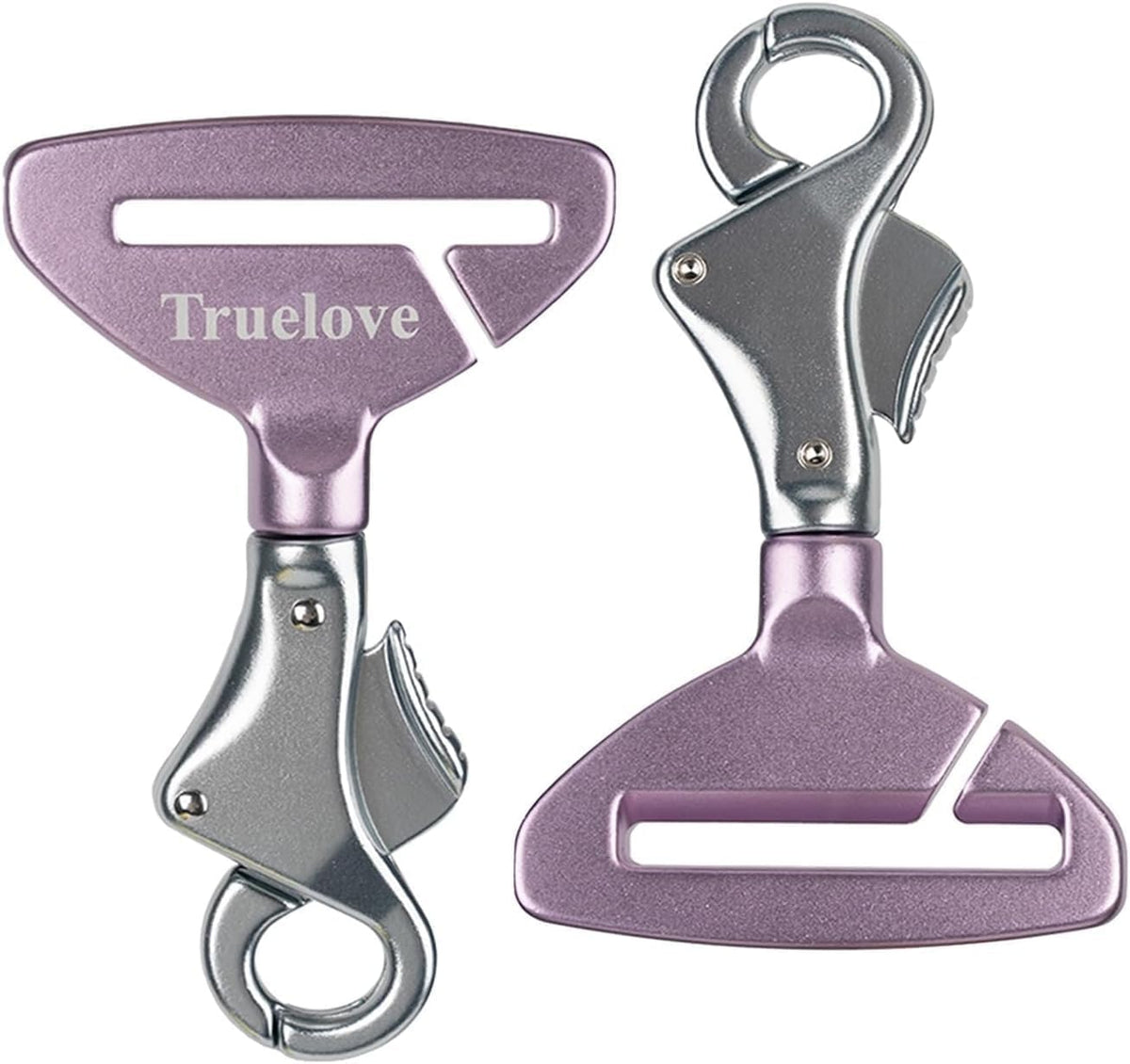Truelove Vehicle Seat Belt Safety Buckle Lock, Dog Seat Belt Clip Universal Dog Car Restraint - Dog Seatbelt Lock - Portable Vehicle Seatbelt Harness for Pet Car Travel