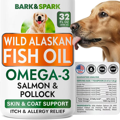 Dog Allergy Relief Chews - Skin Health & Anti-Itch Supplement with Omega-3