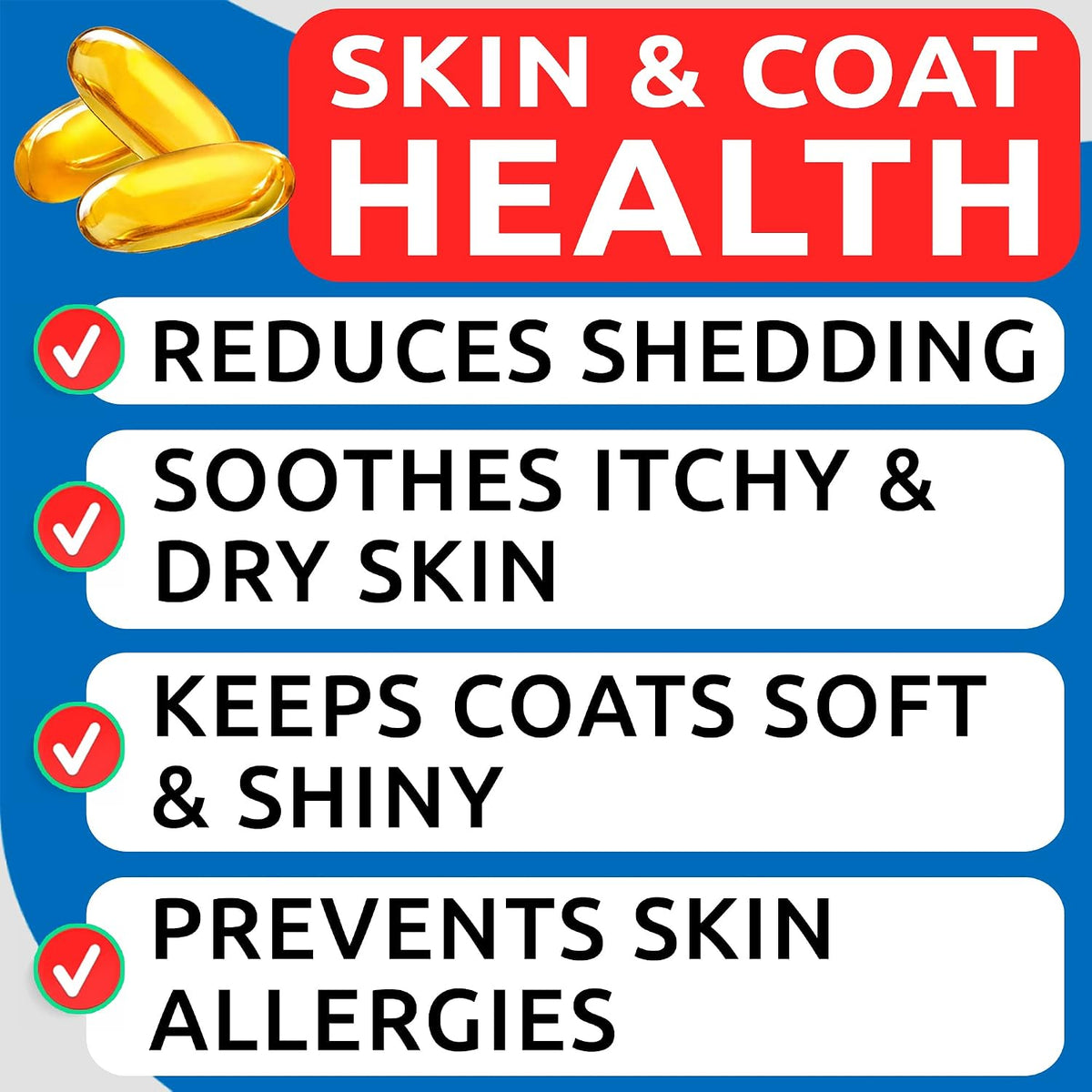 Dog Allergy Relief Chews - Skin Health & Anti-Itch Supplement with Omega-3