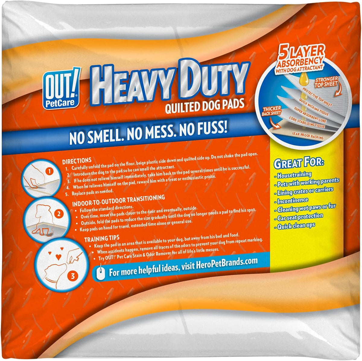 ! PetCare XXL Puppy Pads, Heavy Duty Pee Pads for Dogs, 26x30, 30 Count