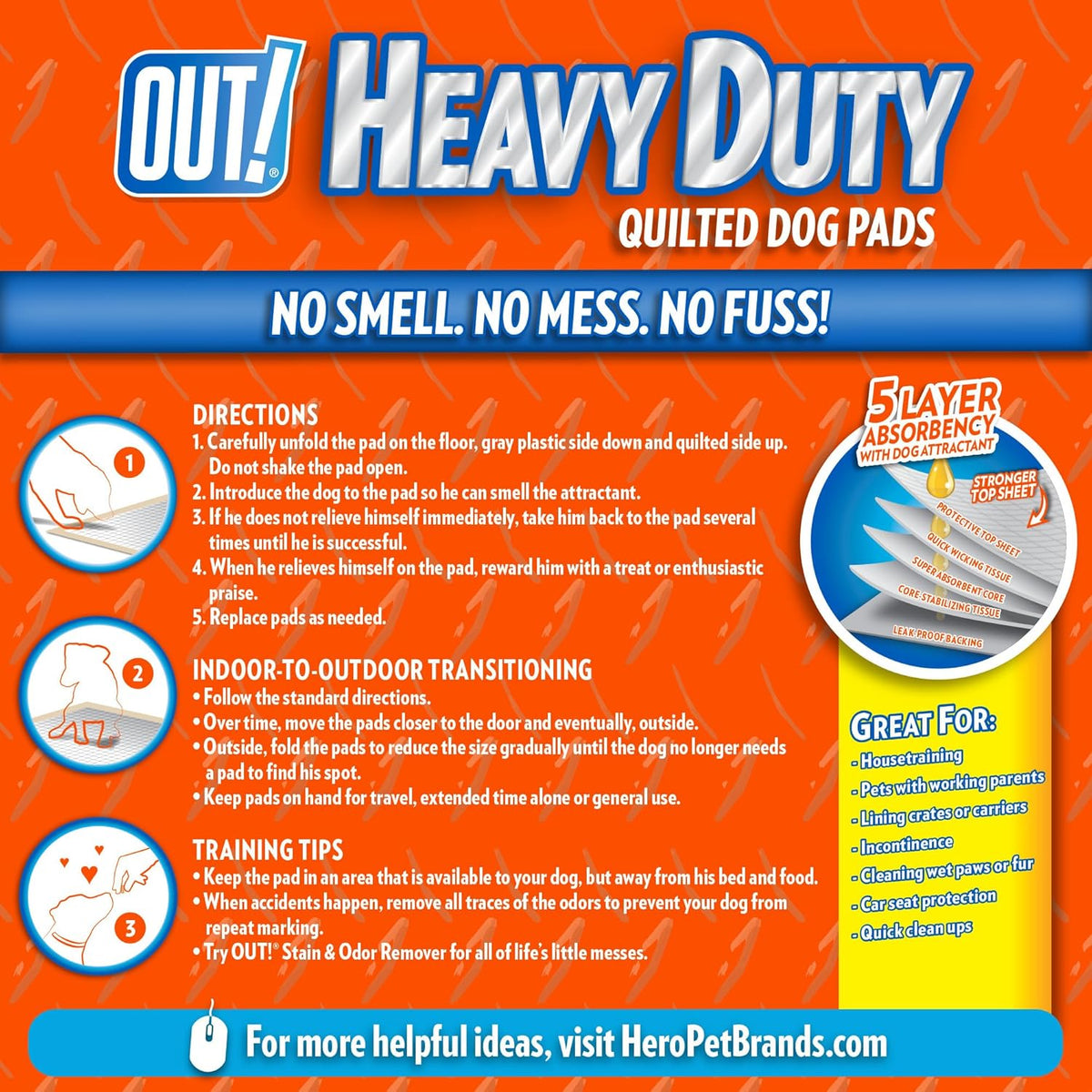! PetCare XXL Puppy Pads, Heavy Duty Pee Pads for Dogs, 26x30, 30 Count