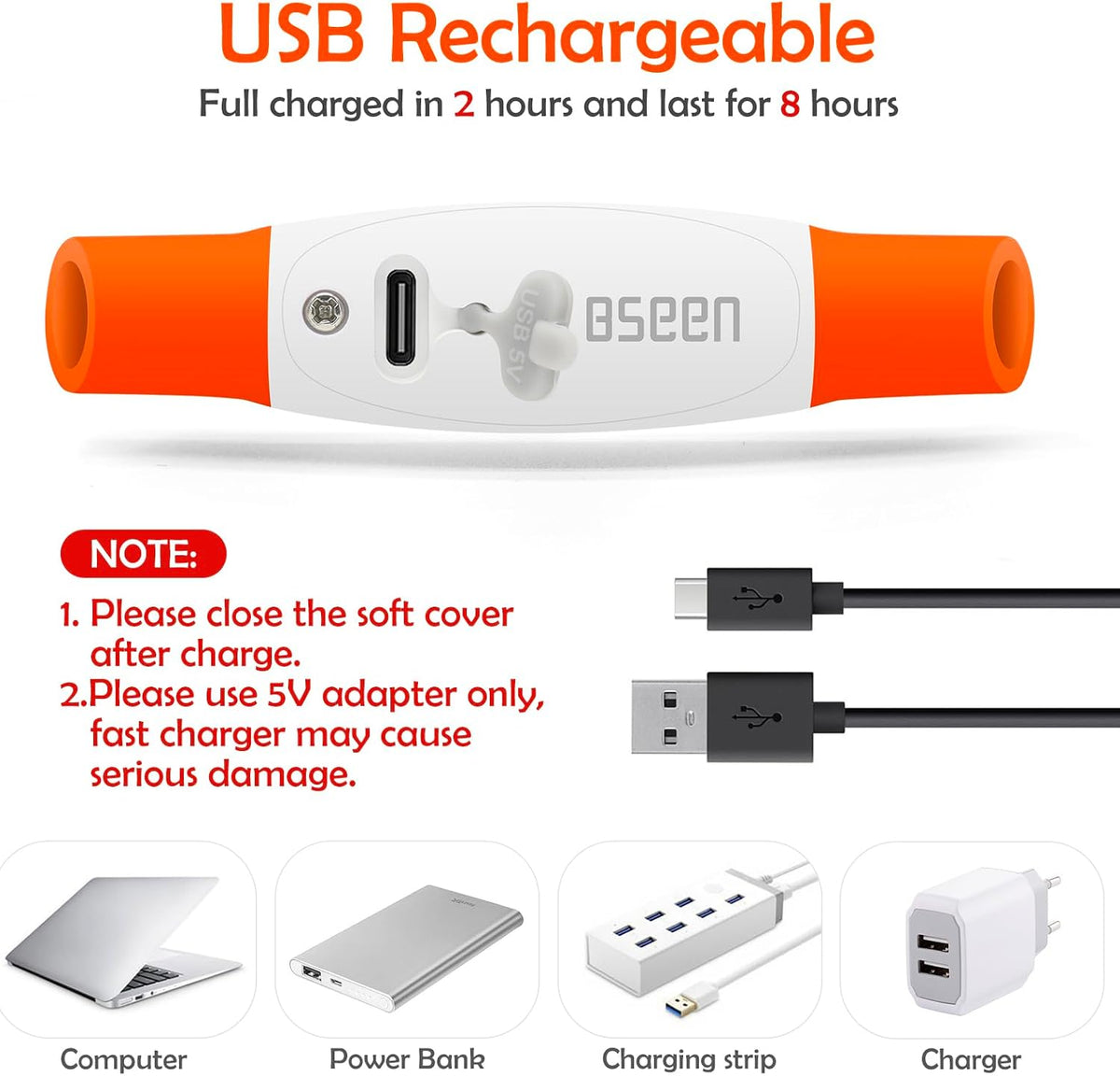 Light up Dog Collar, USB Rechargeable Led Flash Dog Necklace