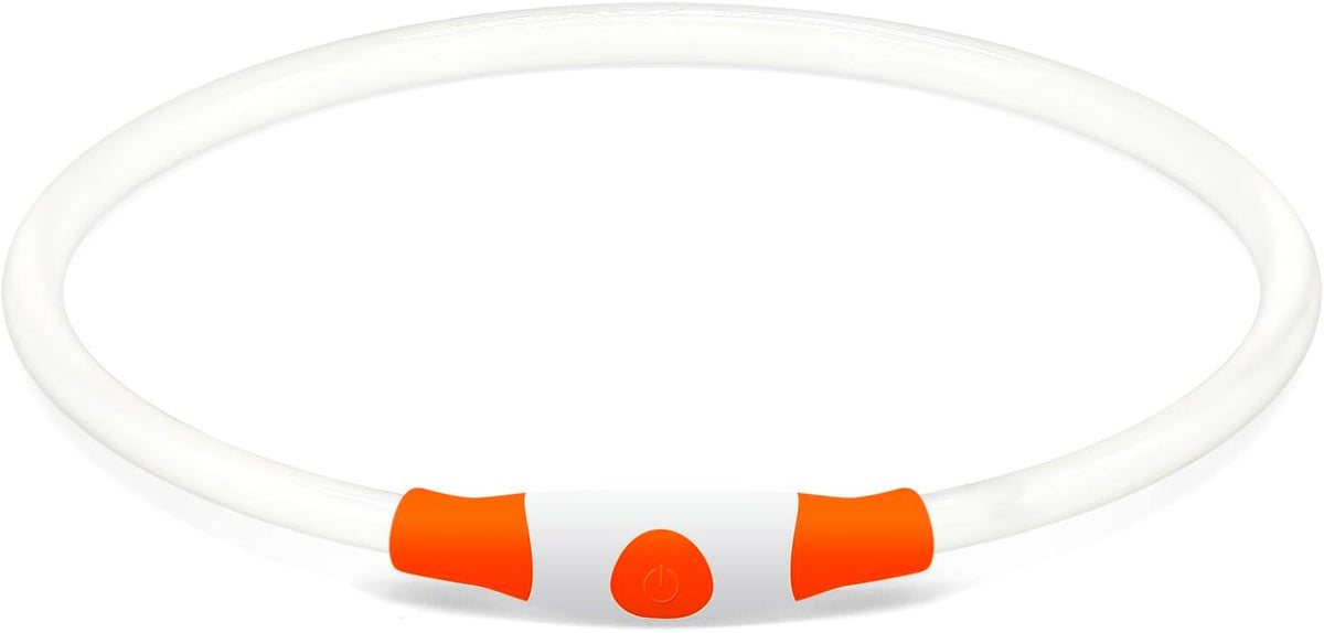 Light up Dog Collar, USB Rechargeable Led Flash Dog Necklace