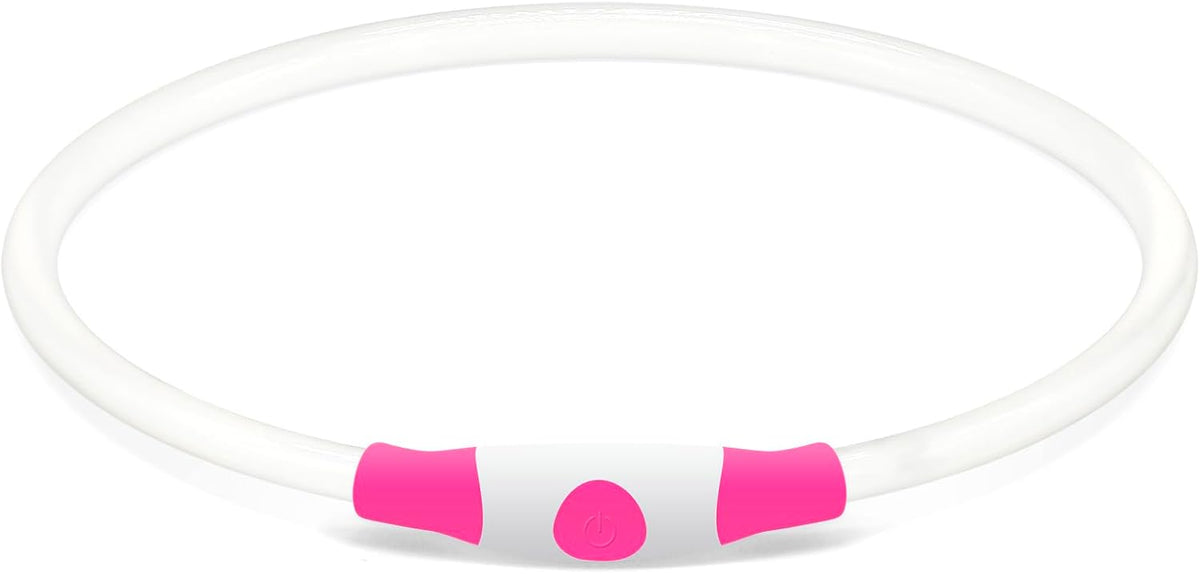 Light up Dog Collar, USB Rechargeable Led Flash Dog Necklace