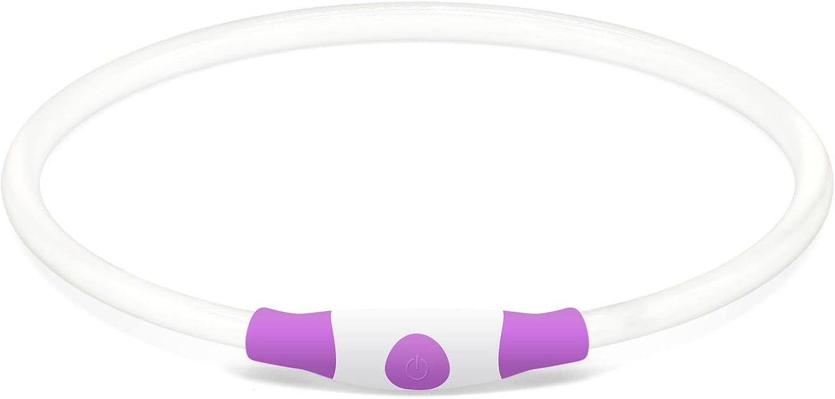 Light up Dog Collar, USB Rechargeable Led Flash Dog Necklace