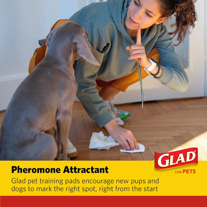 Glad for Pets XL Charcoal Training Pads, Heavy Duty, 24x24 in, 30 Count