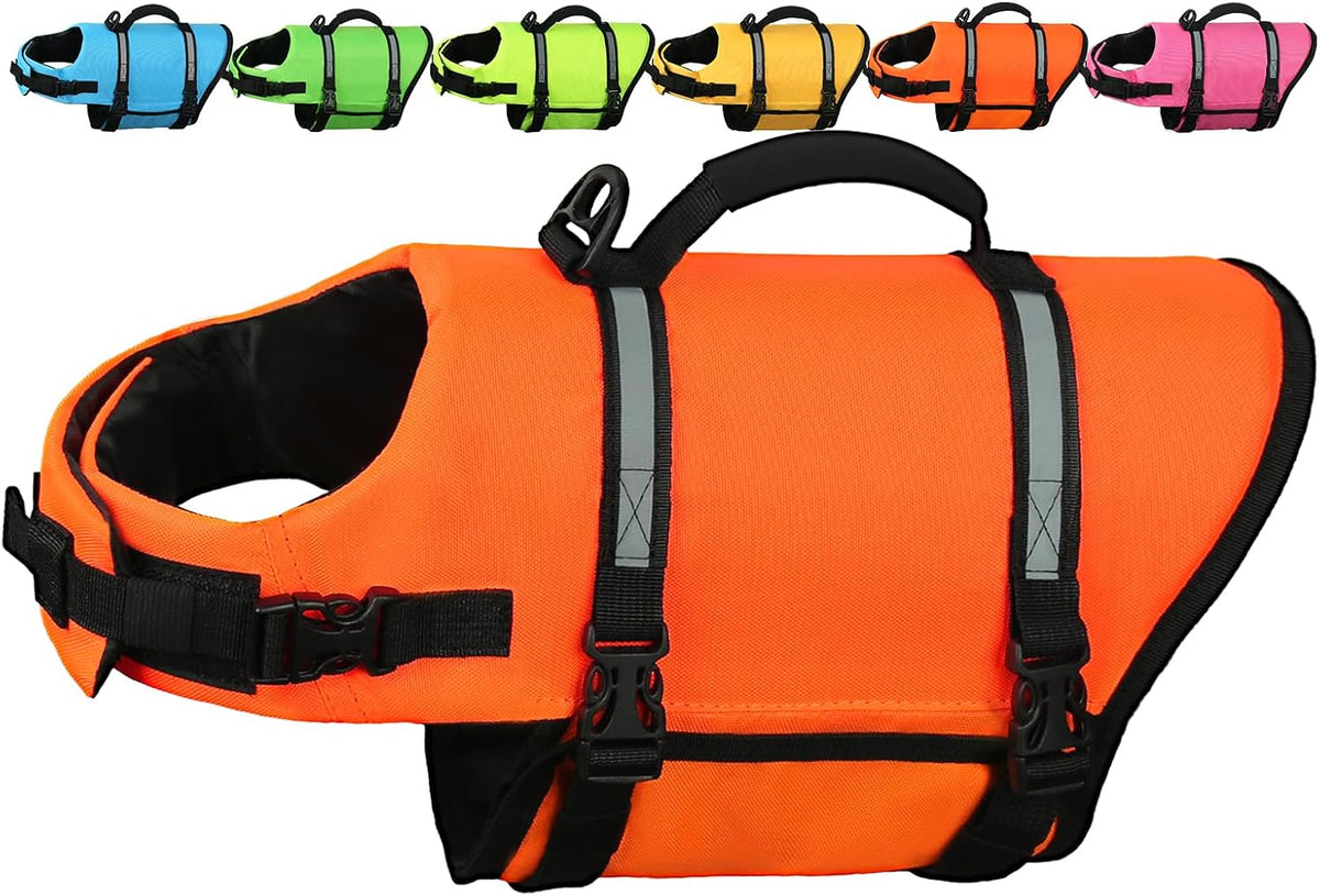 Dog Swim Vest Rip Stop Dog Life Vest Lifejacket