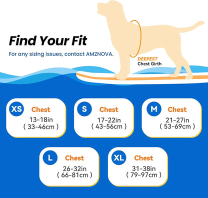 Dog Swim Vest Rip Stop Dog Life Vest Lifejacket