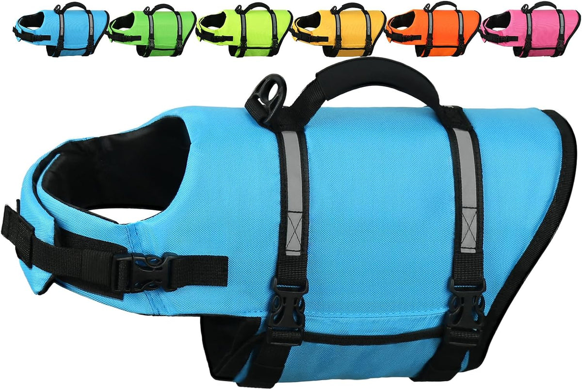 Dog Swim Vest Rip Stop Dog Life Vest Lifejacket