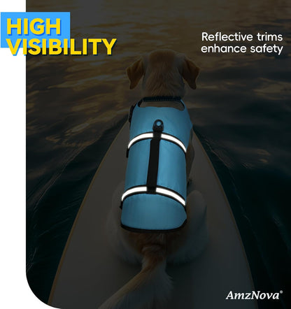 Dog Swim Vest Rip Stop Dog Life Vest Lifejacket
