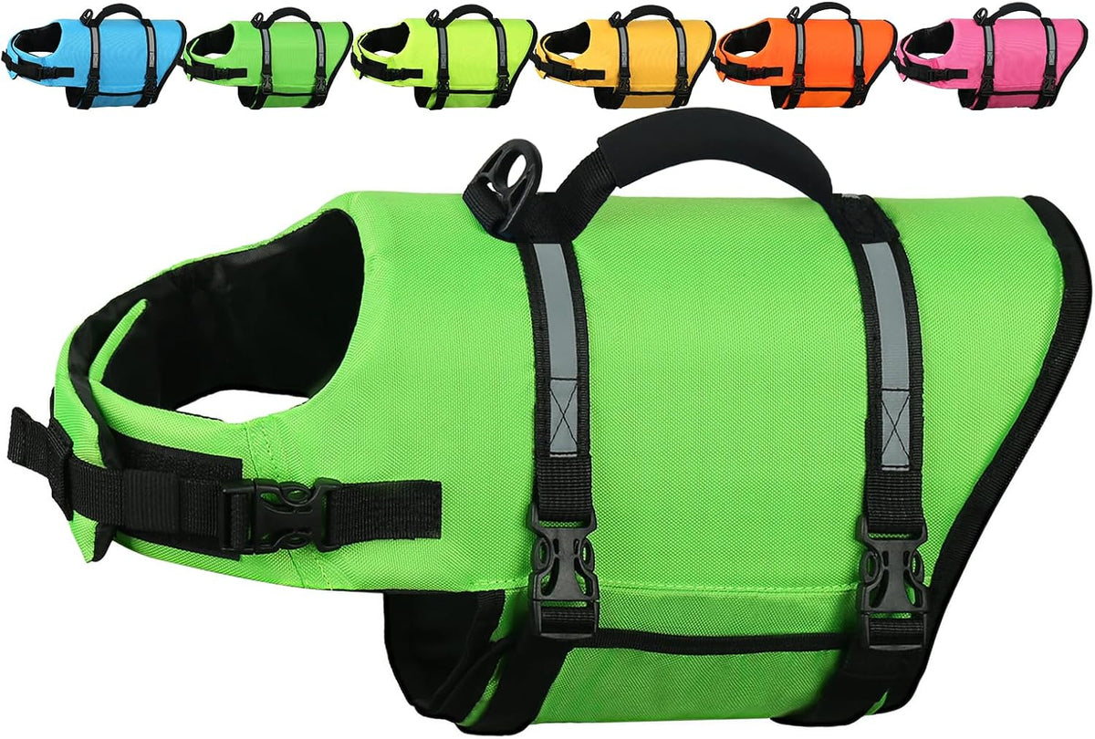 Dog Swim Vest Rip Stop Dog Life Vest Lifejacket