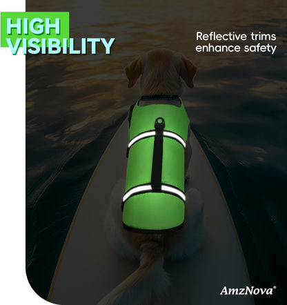 Dog Swim Vest Rip Stop Dog Life Vest Lifejacket