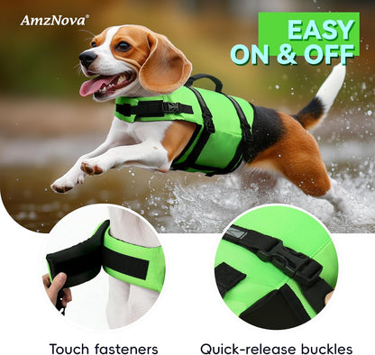 Dog Swim Vest Rip Stop Dog Life Vest Lifejacket