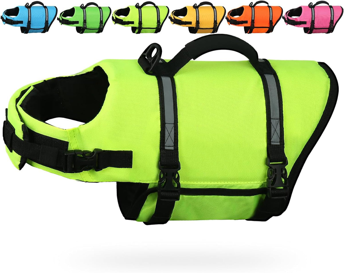 Dog Swim Vest Rip Stop Dog Life Vest Lifejacket