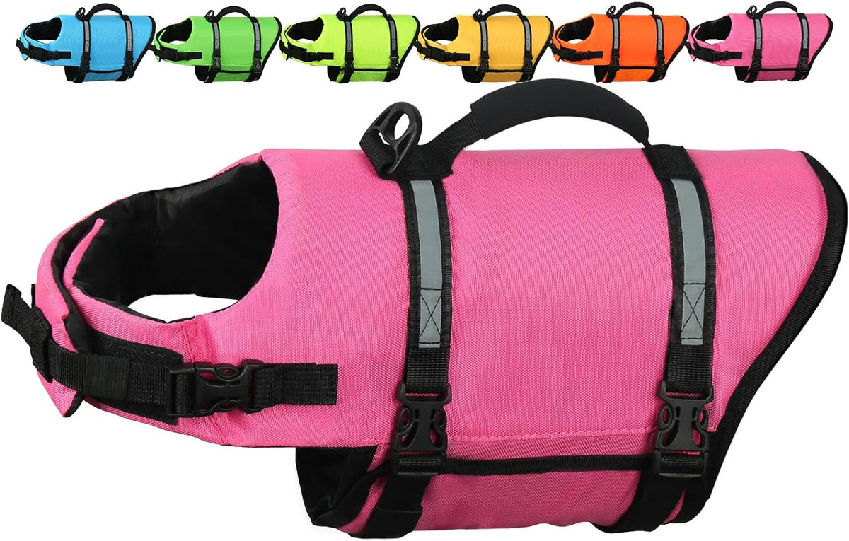 Dog Swim Vest Rip Stop Dog Life Vest Lifejacket