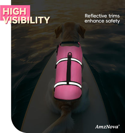 Dog Swim Vest Rip Stop Dog Life Vest Lifejacket