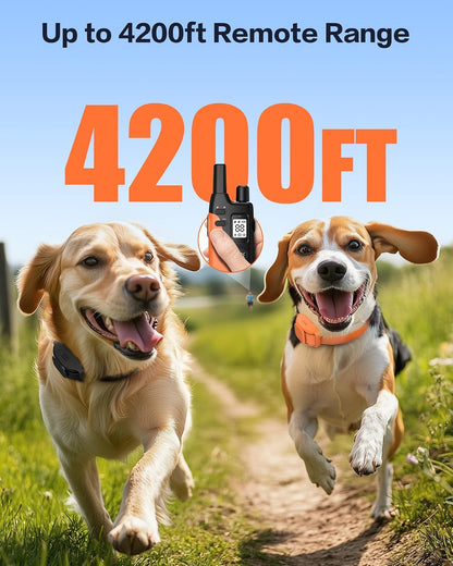 Shock Collar for Dogs with Remote, Dog Training Collar for 10-120lbs Dogs