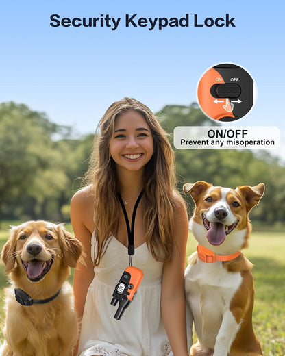Shock Collar for Dogs with Remote, Dog Training Collar for 10-120lbs Dogs