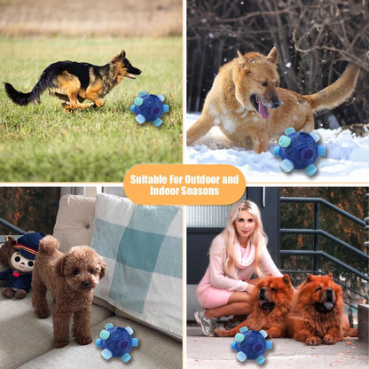 Dog Snuffle Ball-Interactive Puzzle Dog Toys Encourage Natural Foraging Skills Slow Feeder for Training and Stress Relief, Cloth Strip Hiding Food Dog Toys with Squeaky Carrot Toy for Any Size