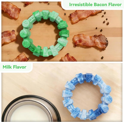 2 Pack Indestructible Dog Chew Toys for Aggressive Chewers