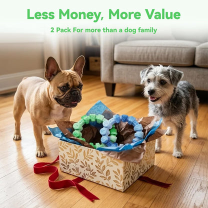 2 Pack Indestructible Dog Chew Toys for Aggressive Chewers
