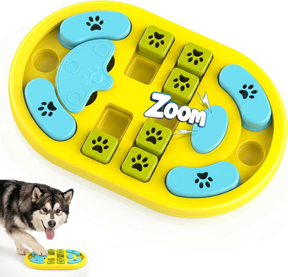 Dog Puzzle Toy, Interactive Enrichment Treat Food Puzzles, Gray