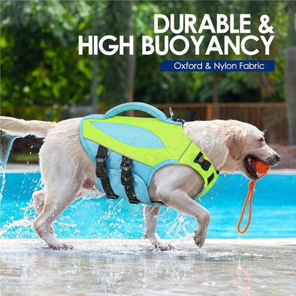 Large Dog Life Jacket High Buoyancy Dog Life Vest for Swimming, XL