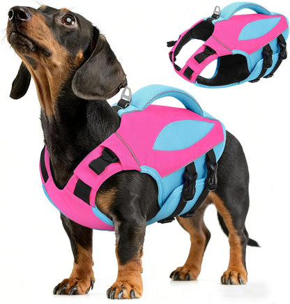 Large Dog Life Jacket High Buoyancy Dog Life Vest for Swimming, XL