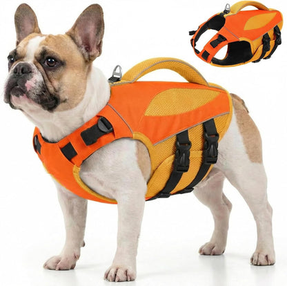 Large Dog Life Jacket High Buoyancy Dog Life Vest for Swimming, XL