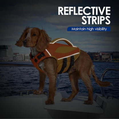 Large Dog Life Jacket High Buoyancy Dog Life Vest for Swimming, XL