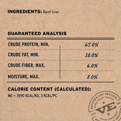Freeze Dried Dog Treats, Chicken Breast, 2.1 oz Bag