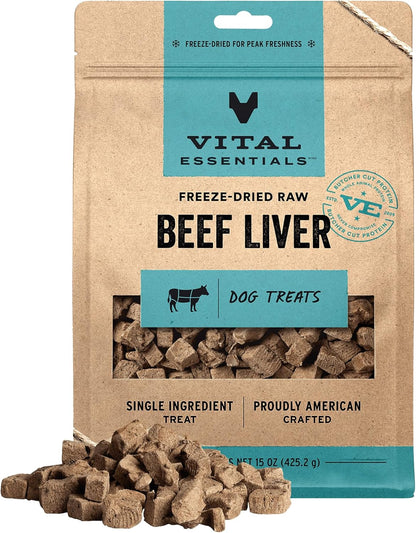 Freeze Dried Dog Treats, Chicken Breast, 2.1 oz Bag