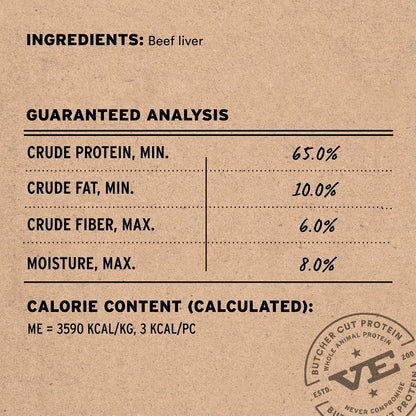 Freeze Dried Dog Treats, Chicken Breast, 2.1 oz Bag