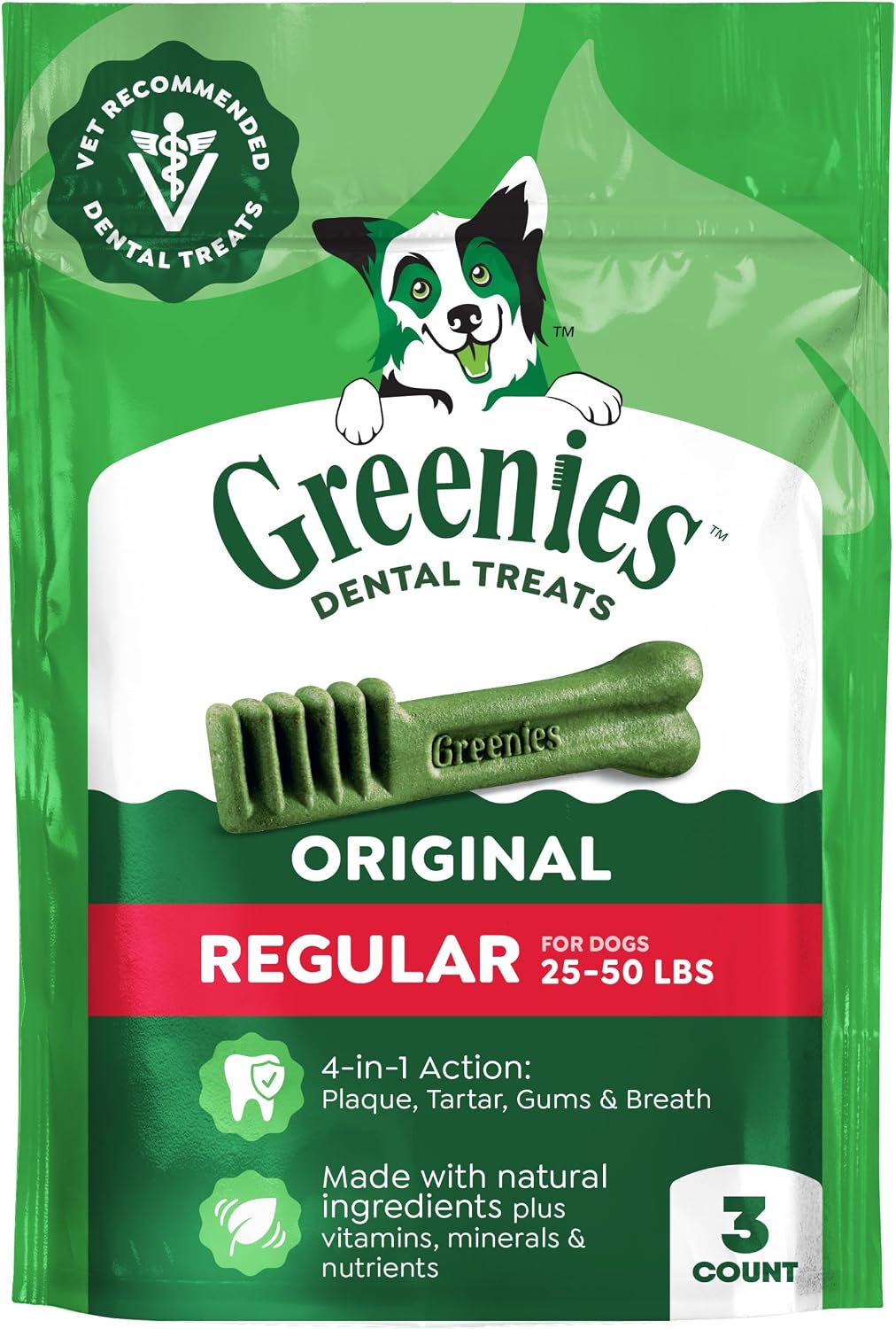 Regular Dental Dog Treats, Original Chicken Flavor