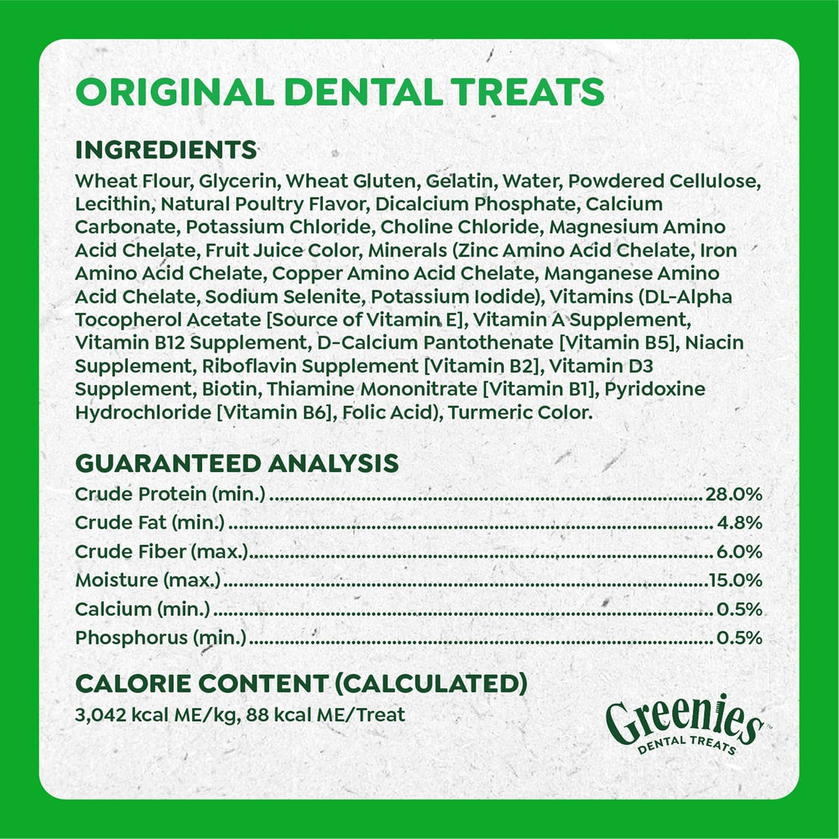 Regular Dental Dog Treats, Original Chicken Flavor