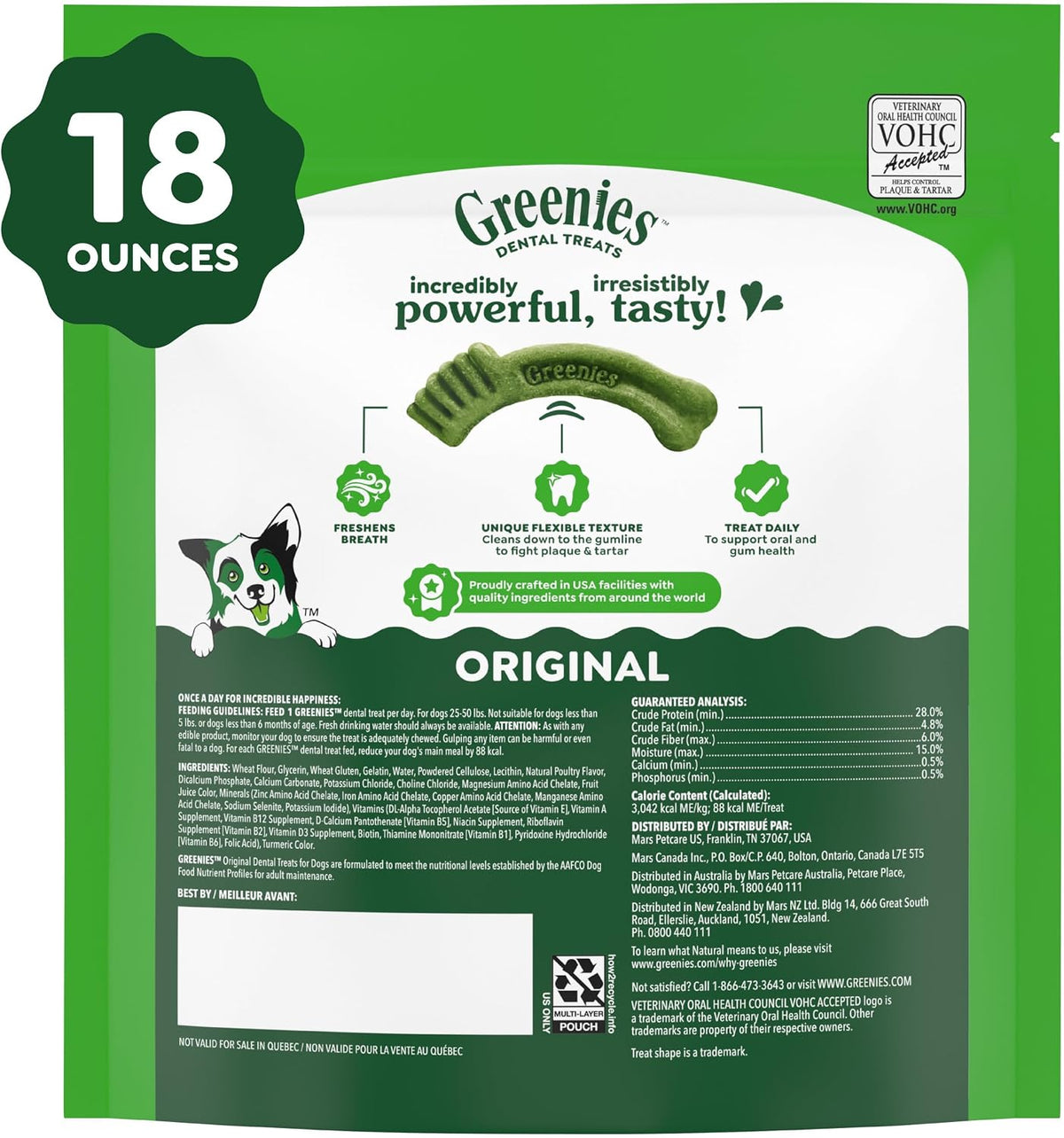Regular Dental Dog Treats, Original Chicken Flavor