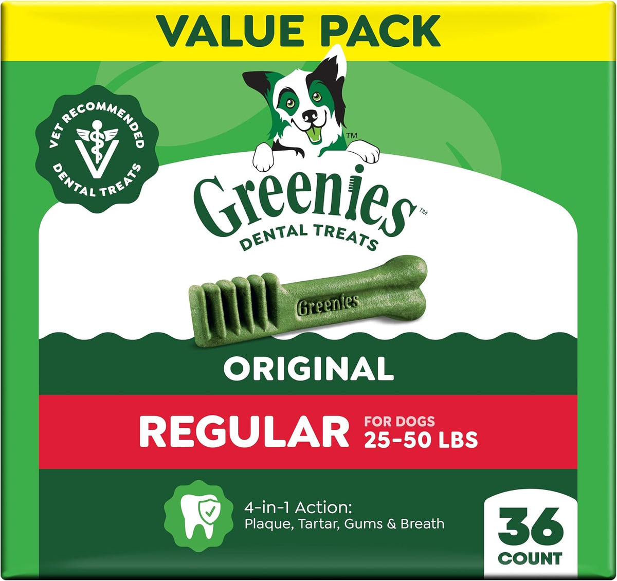 Regular Dental Dog Treats, Original Chicken Flavor