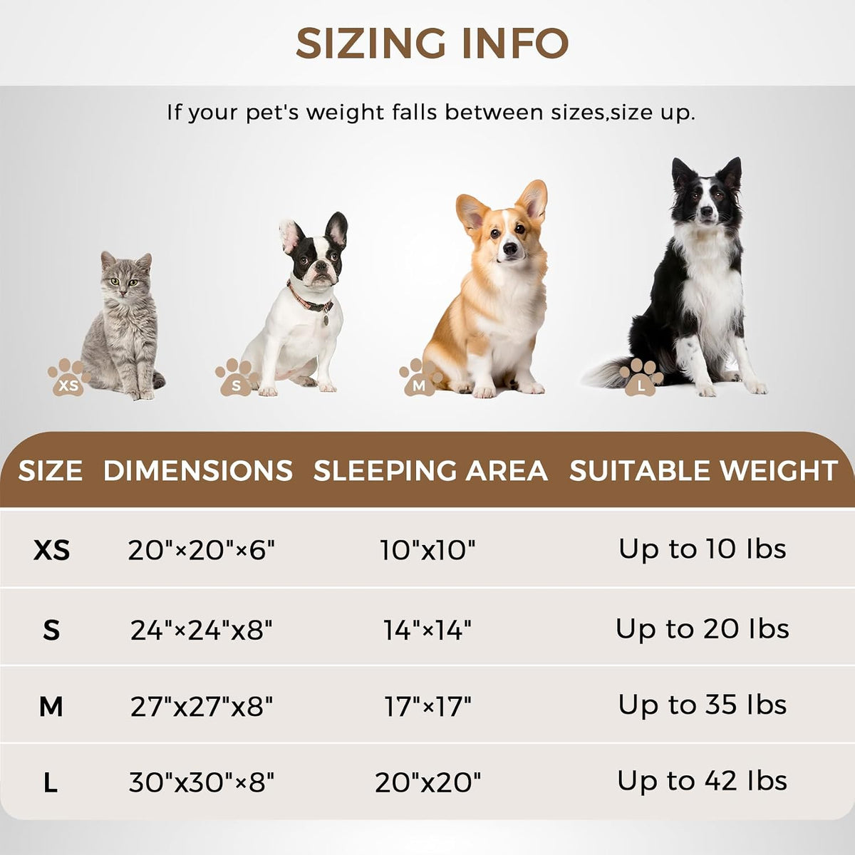 Calming Round Dog Bed & Cat Bed for Indoor Cats, Medium Size Washable Anti-Slip Anti-Anxiety Donut Dog Beds for Small Dogs & Cats, Fluffy Plush Soft Dog Bed(20 Inch, Light Grey)