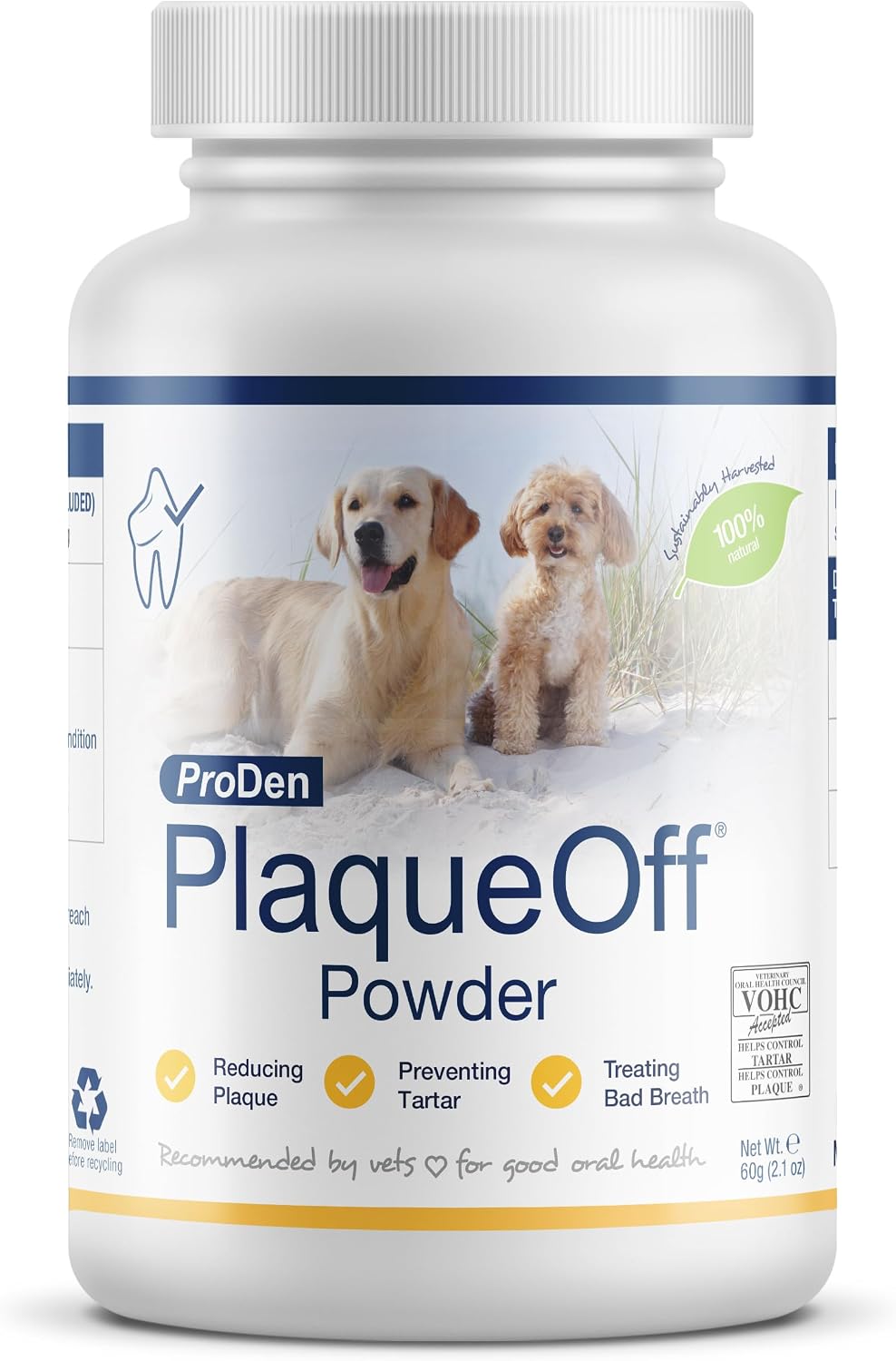 Powder for Dogs - Dog Tartar and Plaque Remover - 60g