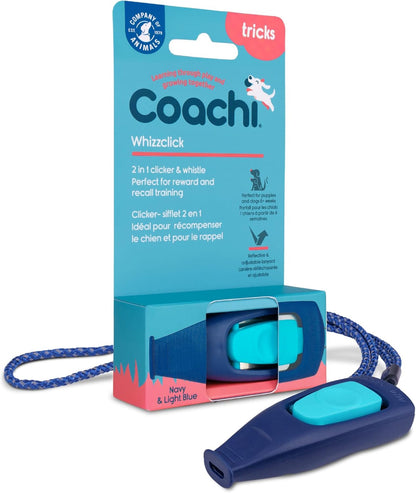 Coachi Whizzclick | Navy/Light Blue Button