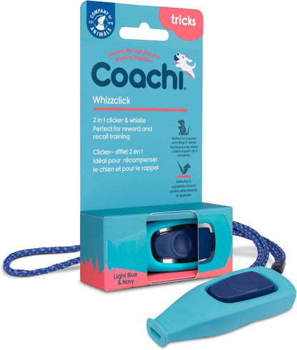 Coachi Whizzclick | Navy/Light Blue Button