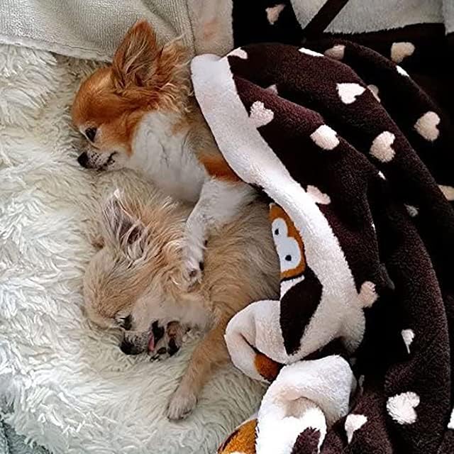 Fleece Blanket for Dogs, Machine Washable, 48 x 30 in