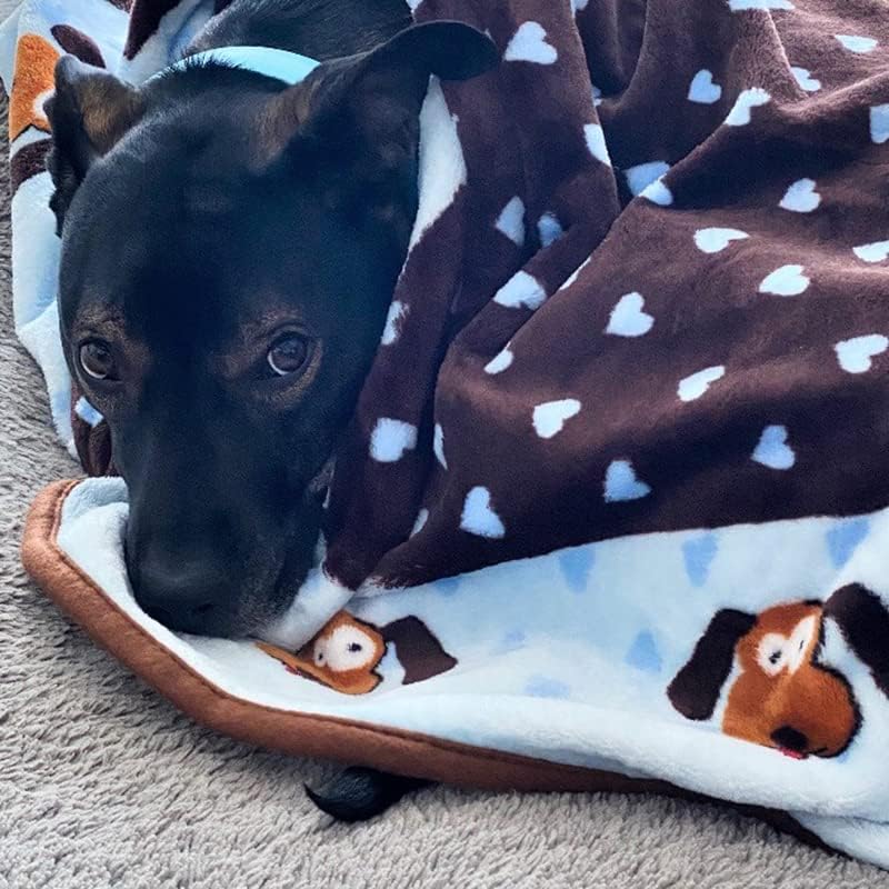 Fleece Blanket for Dogs, Machine Washable, 48 x 30 in