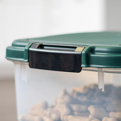 Airtight Pet Food Container, Up to 30 lbs & 11 lbs, Green