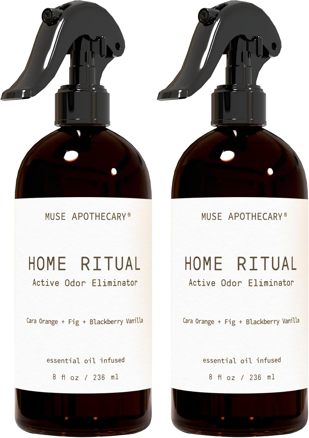 Home Ritual Active Odor Eliminator Spray - Furniture Deodorizer Spray & Bathroom Odor Eliminator for Home - Essential Oil Air Freshener - 4oz, Fresh Linen
